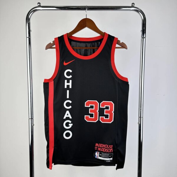 23-24 Chicago Bulls City Edition Scottie Pippen #33 Swingman NBA Jersey