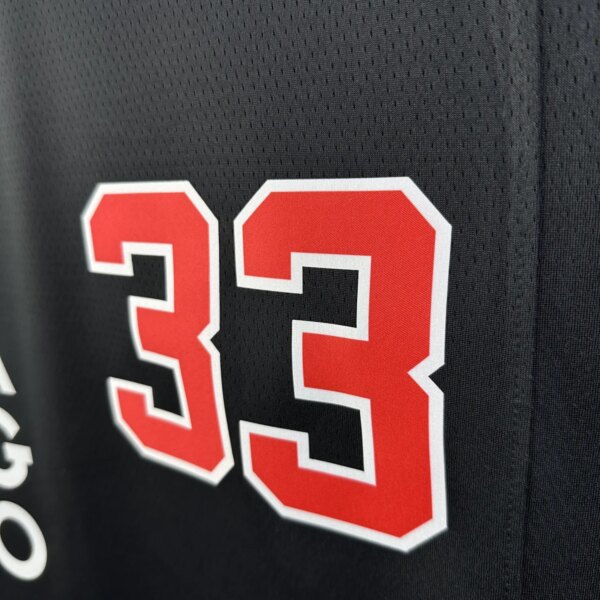 23-24 Chicago Bulls City Edition Scottie Pippen #33 Swingman NBA Jersey - Image 5