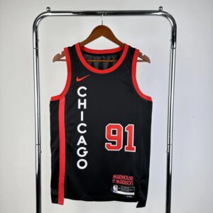 23-24 Chicago Bulls City Edition Dennis Rodman #91 Swingman NBA Jersey