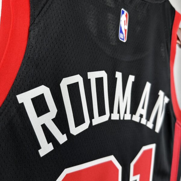 23-24 Chicago Bulls City Edition Dennis Rodman #91 Swingman NBA Jersey - Image 2