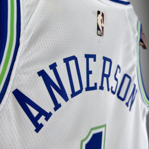 23-24 Minnesota Timberwolves Classic Edition ANDERSON #1 Swingman NBA Jersey - Image 8