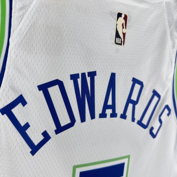 23-24 Minnesota Timberwolves Classic Edition EDWARDS #5 Swingman NBA Jersey - Image 9