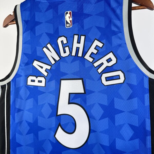 23-24 Orlando Magic Classic Edition Paolo Banchero #5 Swingman NBA Jersey - Image 4