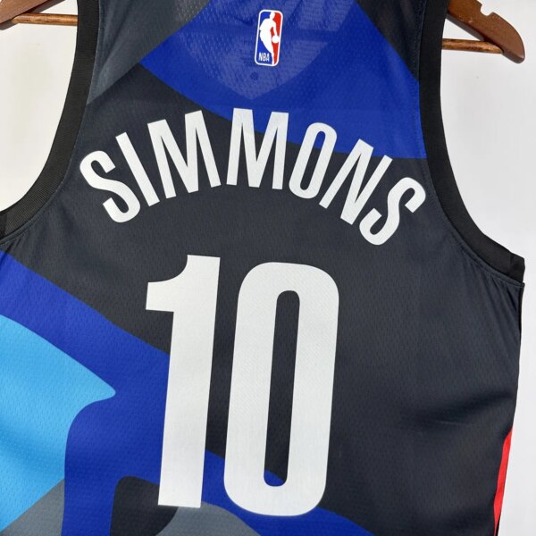 23-24 Brooklyn Nets City Edition Ben Simmons #10 Swingman NBA Jersey - Image 3