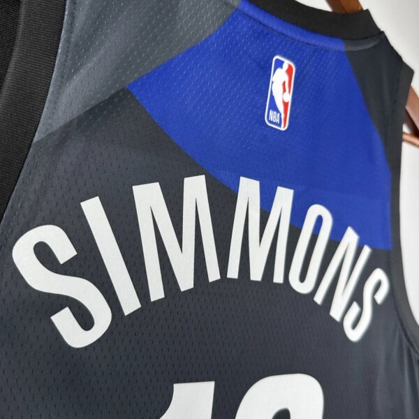 23-24 Brooklyn Nets City Edition Ben Simmons #10 Swingman NBA Jersey - Image 5