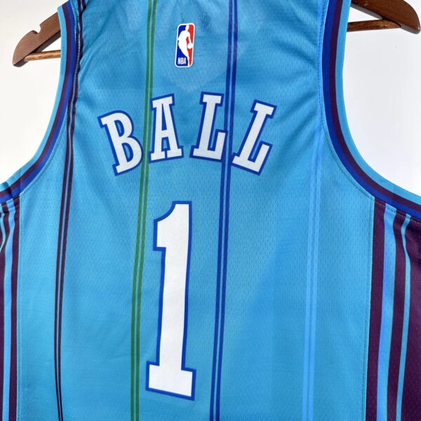 23-24 Charlotte Hornets Classic Edition LaMelo Ball #1 Swingman NBA Jersey - Image 3