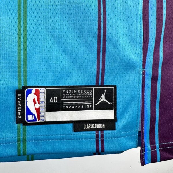 23-24 Charlotte Hornets Classic Edition LaMelo Ball #1 Swingman NBA Jersey - Image 5