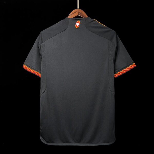 23-24 AS Roma Third Fans Jersey Sponsored - Image 4