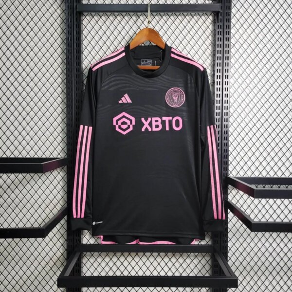 23-24 Miami Away Long Sleeve Fans Jersey