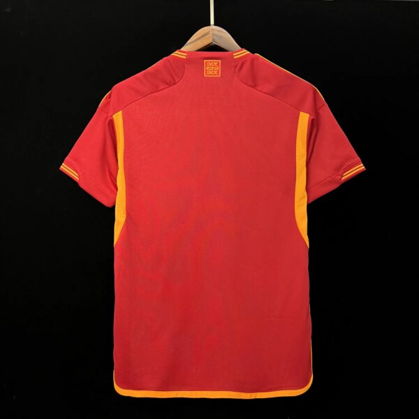 23-24 AS Roma Home Fans Jersey Sponsored - Image 4