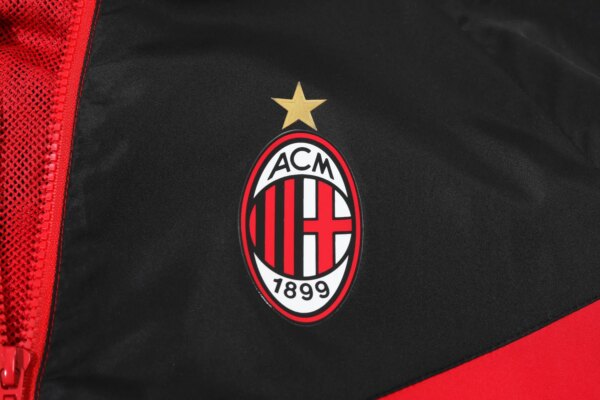 2023 AC Milan Player Hooded Windbreaker S-XXL - Image 9