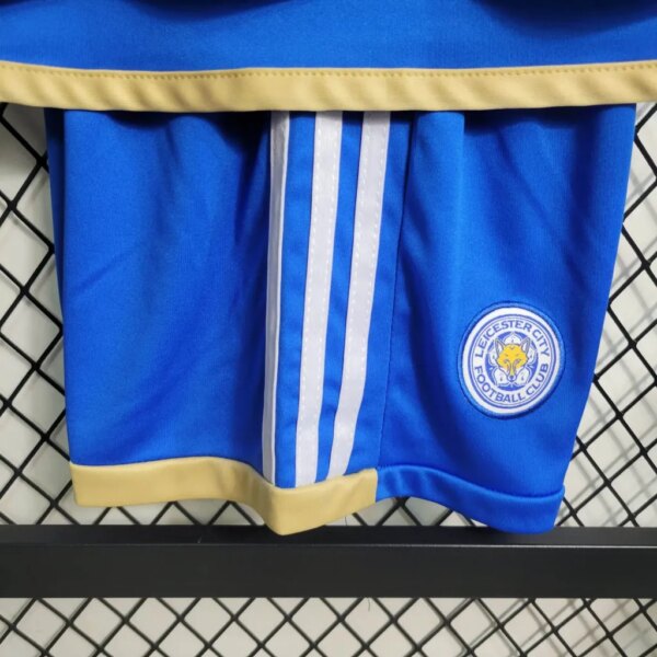 23-24 Leicester City Home Kids Kit - Image 2