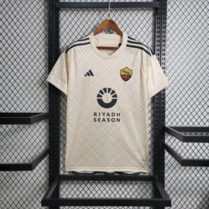 23-24 AS Roma Away Fans Jersey Sponsored