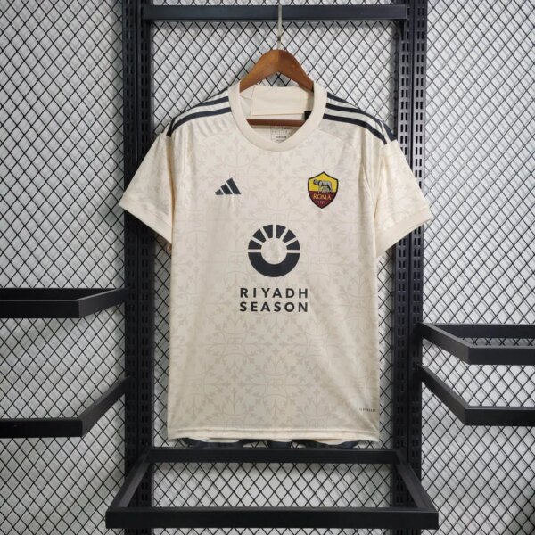 23-24 AS Roma Away Fans Jersey Sponsored