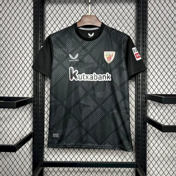 24-25 Bilbao Goal Keeper Black Fans Jersey