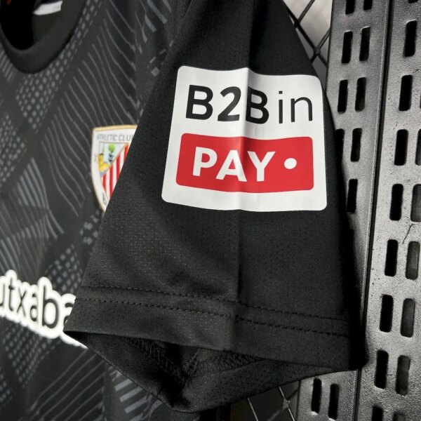 24-25 Bilbao Goal Keeper Black Fans Jersey - Image 2