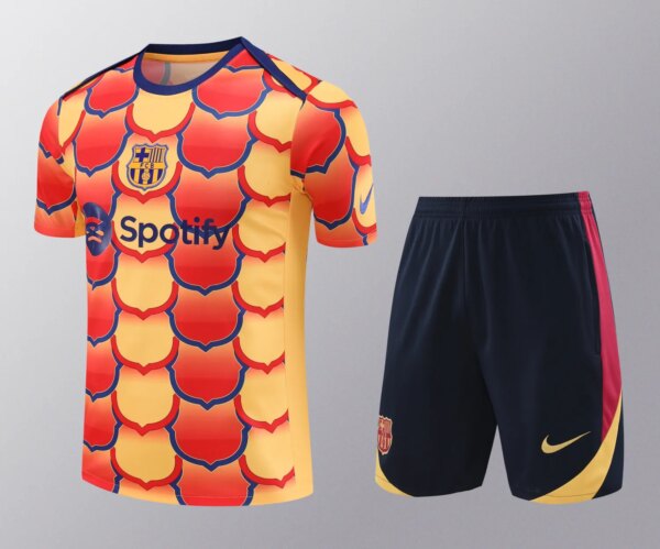 24-25 Barcelona Training Short Sleeve Training Suit