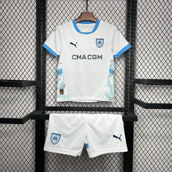 24-25 Olympique Marseille Home Kids Kit