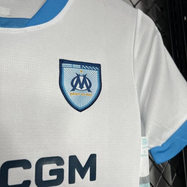 24-25 Olympique Marseille Home Kids Kit - Image 2