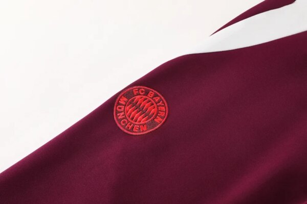 24-25 Bayern Munich Red Jacket Tracksuit - Image 9