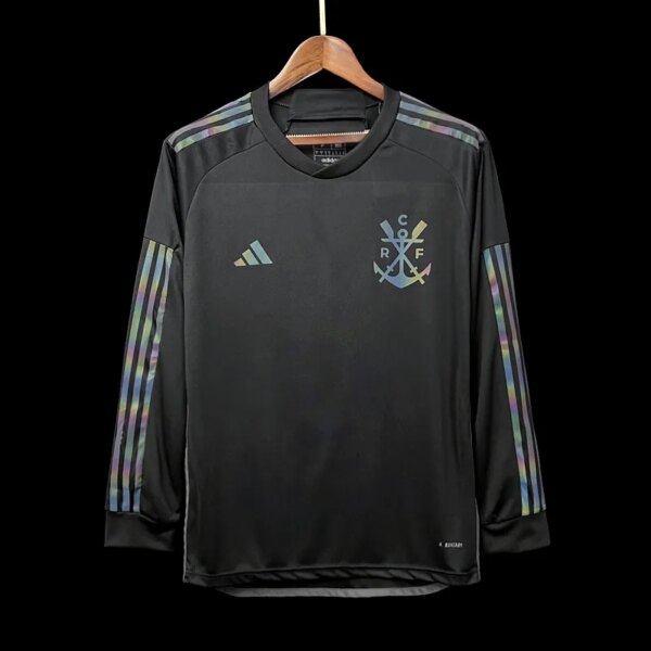23-24 Flamengo Third Long Sleeve Fans Jersey