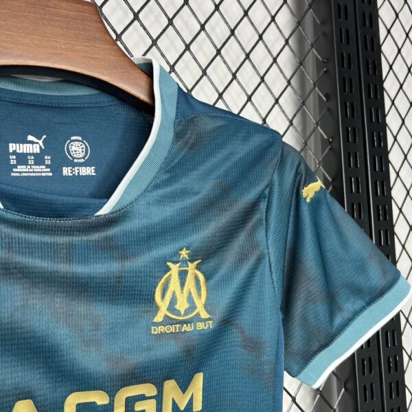 24-25 Olympique Marseille Away Kids Kit - Image 4