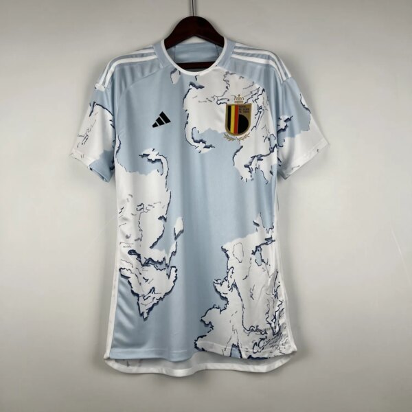 2023 Belgium Blue and White Jersey