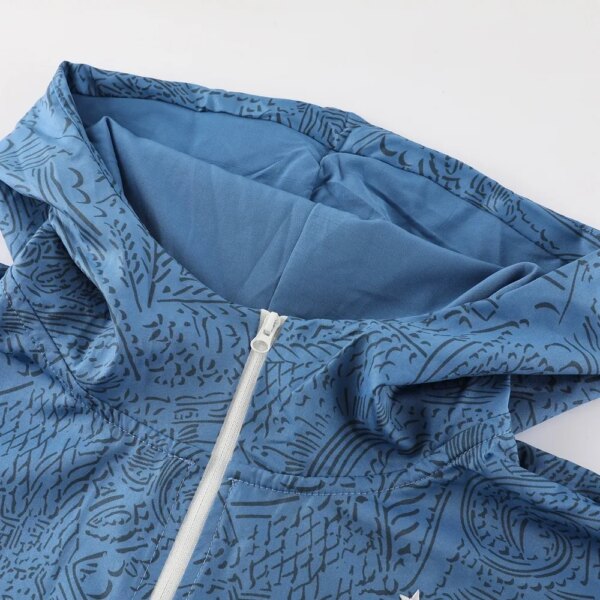 23-24 Olympique Marseille Hooded Windbreaker Suit - Image 6