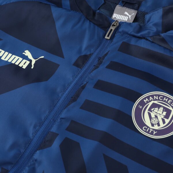 23-24 Manchester City Blue Windbreaker S-XXL - Image 3