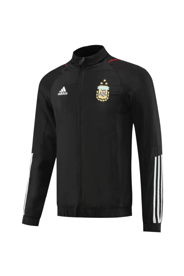 23-24 Argentina Black Windbreaker S-XXL