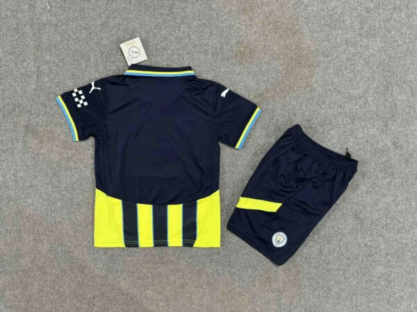 24-25 Manchester City Away Kid Kit - Image 2