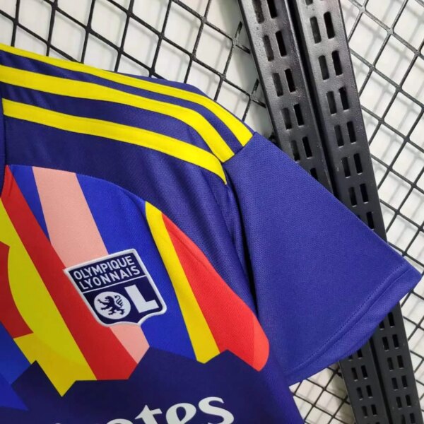 23-24 Olympique Lyonnais Third Fans Jersey - Image 4