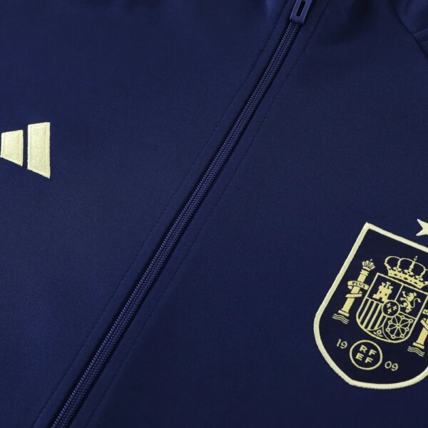 2024 Spain Blue Jacket Tracksuit - Image 2