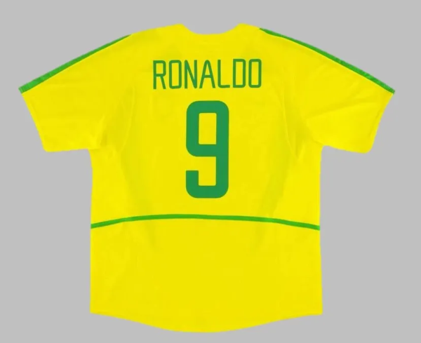 2002 Brazil Home Retro Jersey - Image 2