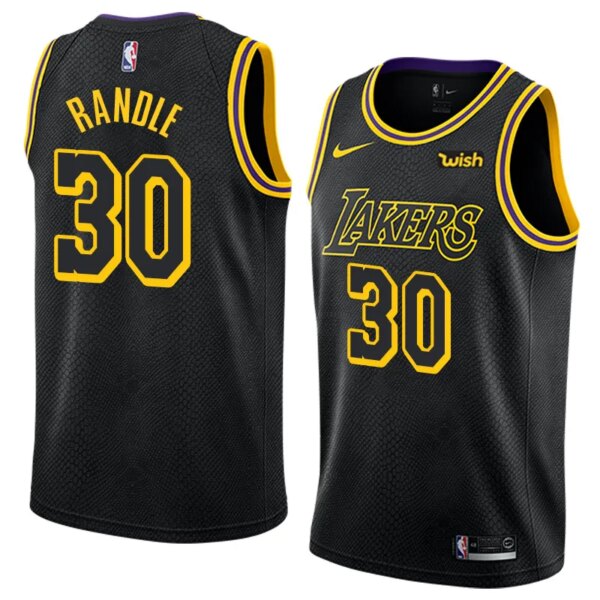 Lakers Mamba Black Hot Pressed Jersey - Image 15