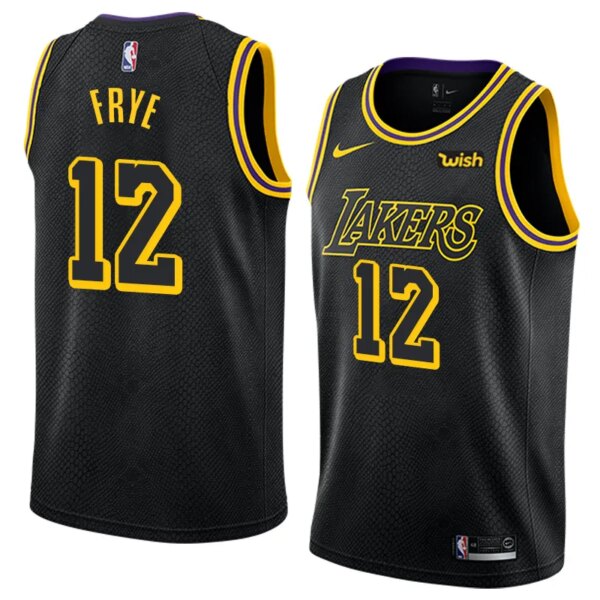 Lakers Mamba Black Hot Pressed Jersey - Image 16