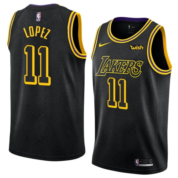 Lakers Mamba Black Hot Pressed Jersey - Image 17