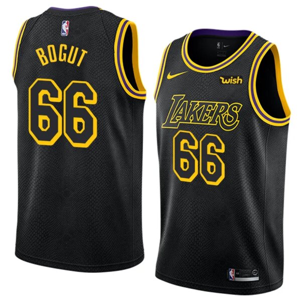 Lakers Mamba Black Hot Pressed Jersey - Image 21