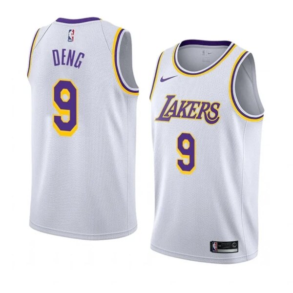 Lakers Retro Round Neck Hot Pressed Jersey - Image 8
