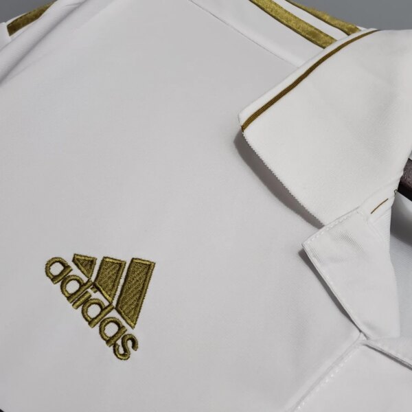 11-12 Real Madrid Home Long Sleeve Retro Jersey - Image 2