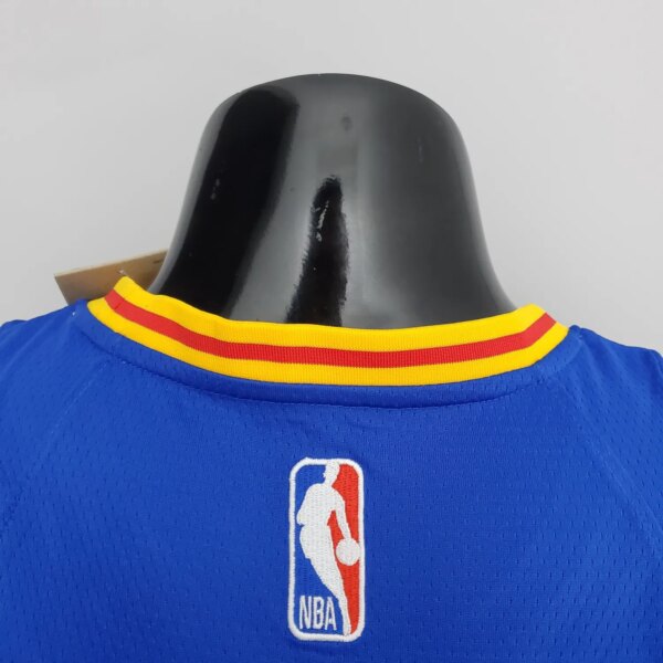 75th Anniversary Kuminga#00 Warriors Vintage Blue NBA - Image 3