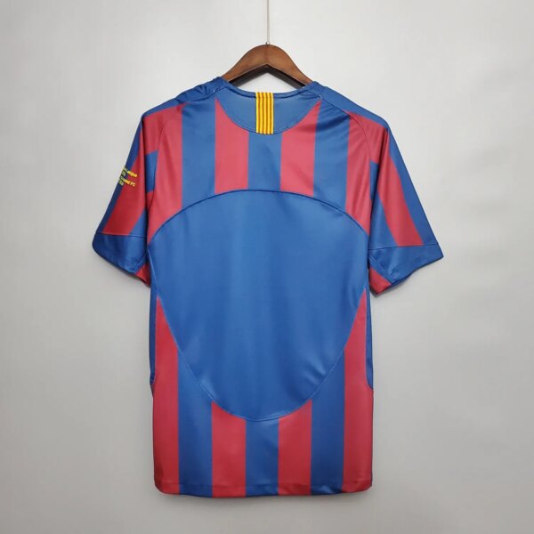 2006 Barcelona UEFA Champions League Home Retro Jersey - Image 4