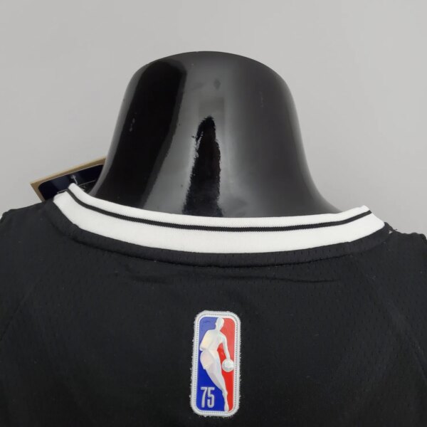 75th Anniversary Simmons #10 Nets Black NBA Jersey - Image 3