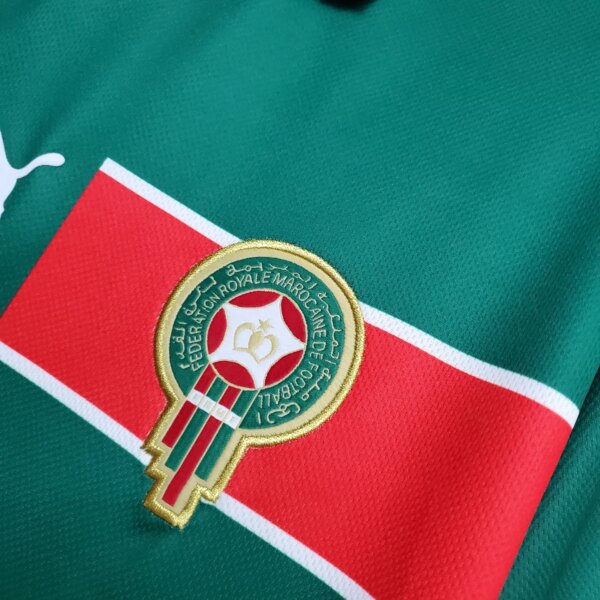 1998 Morocco Home Green Retro Jersey - Image 2