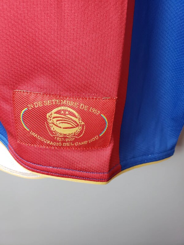 07-08 Barcelona Home Retro Jersey - Image 2