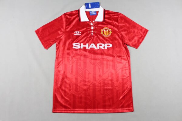 1994 Manchester United Home Red Retro Short Jersey