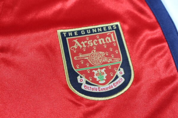 1998 Arsenal Red Retro Short sleeve Jersey - Image 3