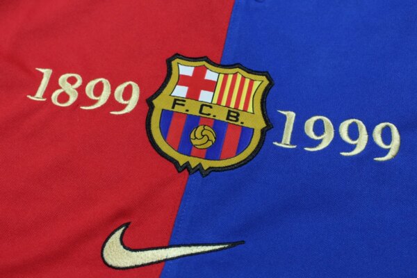 Barcelona 100s Anniversary Retro Jersey - Image 2