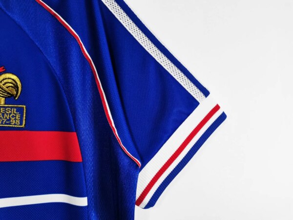 1998 France Home Retro Jersey - Image 7