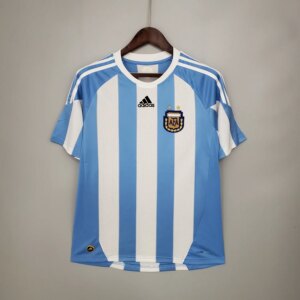 2010 World Cup Argentina Home Retro Jersey